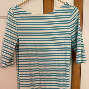 Womens gap Low-Back Med Tall 3/4 sleeve Tshirt